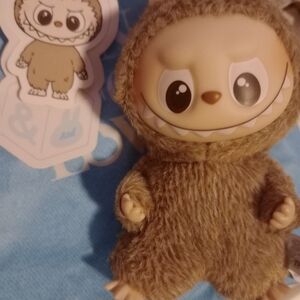 Pin For Love Labubu Brown "&"